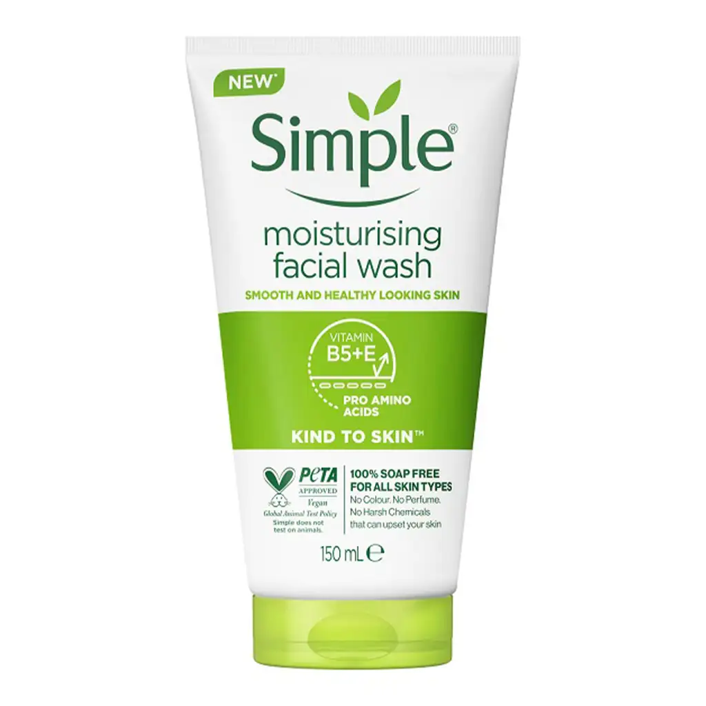 ژل شستشو و مرطوب کننده سیمپل Simple Moisturising facial wash