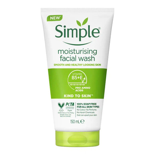 ژل شستشو و مرطوب کننده سیمپل Simple Moisturising facial wash