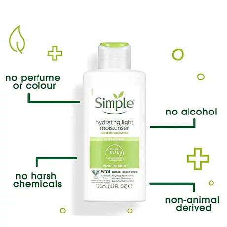 کرم آبرسان لایت سیمپل Simple hydrating light moisturiser