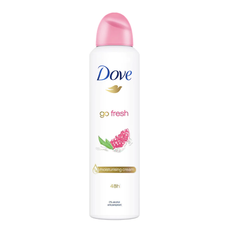 اسپری ضد تعریق زنانه داو مدل Advanced Care Go Fresh با رایحه انار و لیمو وربنا حجم 250 میلی لیتر